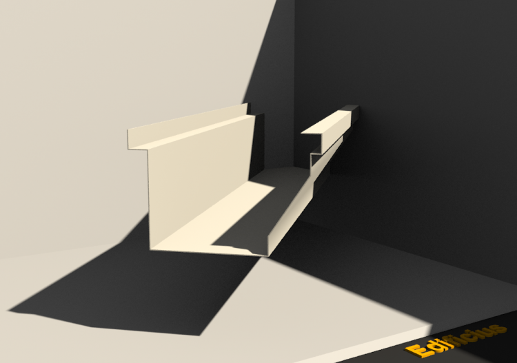 3D Gutter - Gutter [P03] 100x120mm - ACCA software