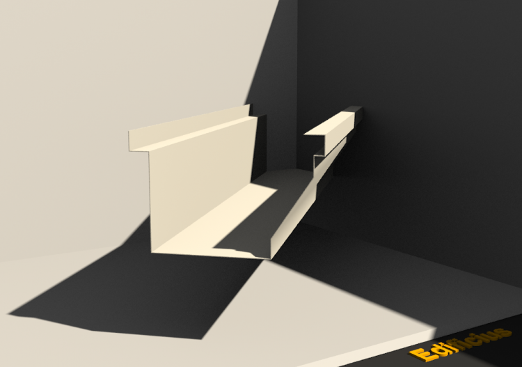3D Gutter - Gutter [P03] 150x180mm - ACCA software