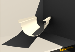 3D Dachrinne - Dachrinne [P04] 100x160mm