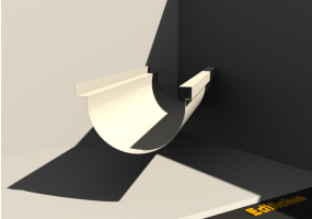 3D Dachrinne - Dachrinne [P04] 200x320mm