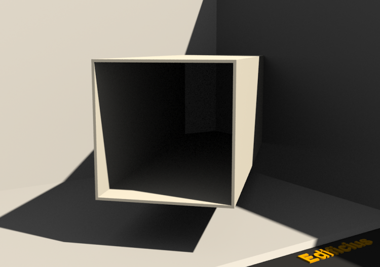 3D Regenfallrohr - Regenfallrohr [Q] 50x50mm - ACCA...
