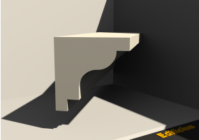 3D Windbrett - Windbrett [P02] 200x200mm
