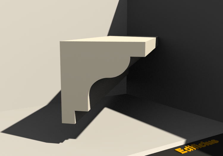 3D Windbrett - Windbrett [P02] 200x200mm - ACCA software