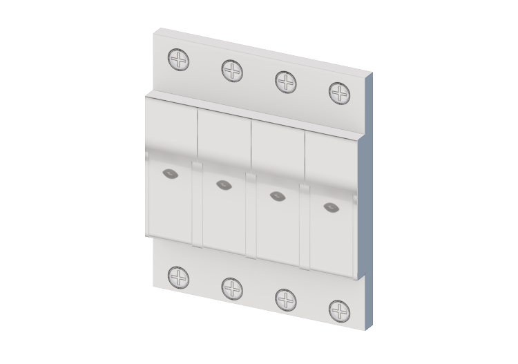Sicherungshalter 3P+N - 4 M - ACCA software Sicherungshalter 3P+N - 4 M - ACCA software