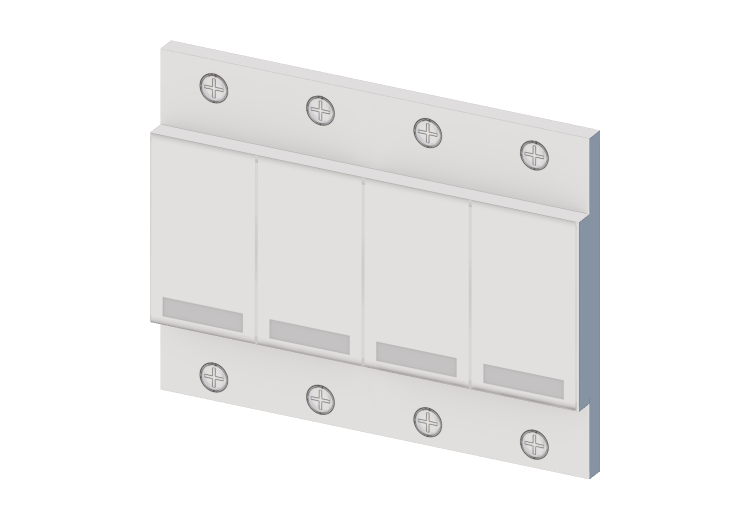 Parafoudre de surtension 3P+N - 6 M - ACCA software Parafoudre de surtension 3P+N - 6 M - ACCA software
