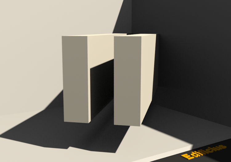 3D Profile - Profile [RC] 2x60x200mm - ACCA software