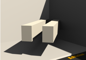 3D Profil - Profil [RV] 2x80x120mm