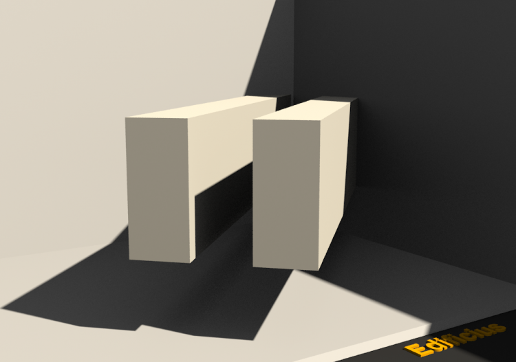 3D Profile - Profile [RC] 2x80x180mm - ACCA software