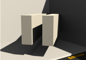 3D Profile - Profile [RC] 2x80x220mm