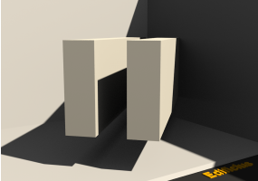 3D Profil - Profil [RV] 2x80x240mm