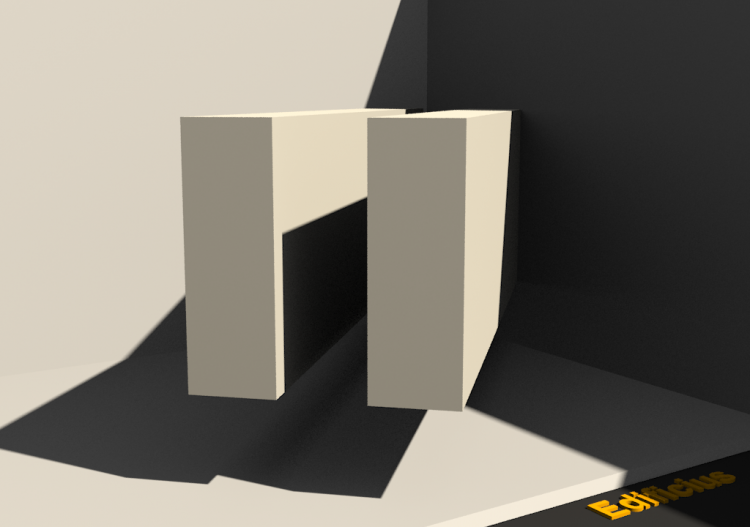 3D Profile - Profile [RC] 2x80x240mm - ACCA software
