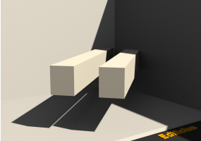 3D Profil - Profil [RV] 2x100x120mm