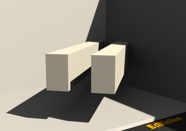 3D Profil - Profil [RV] 2x100x160mm - ACCA software