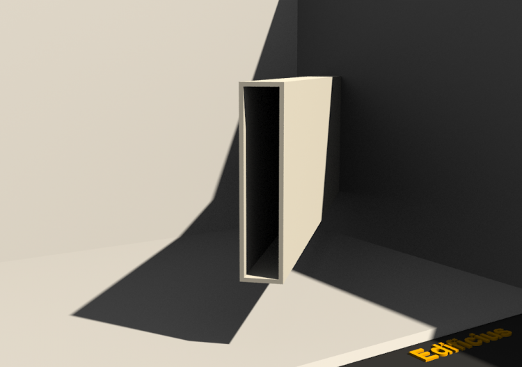 3D Profile - Profile [HRP] 20x90 c2mm - ACCA software