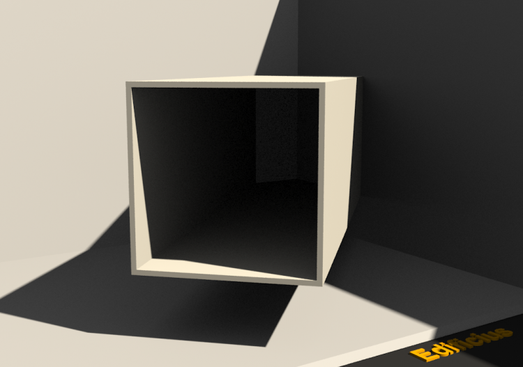 Profil 3D - Profil [Rectangulaire Creux] 70x70c2 mm - ACCA...