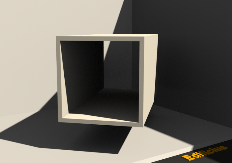 3D Profil - Profil [RHP] 1000x1000 c50mm - ACCA software
