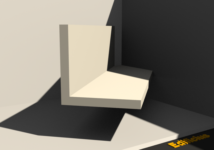 3D Profil - Profil L-90/10x90/10mm - ACCA software