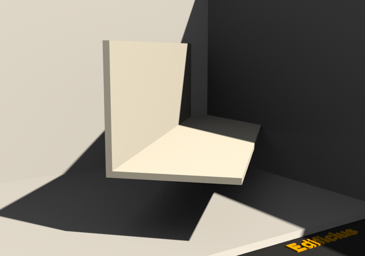 Perfil 3D - Perfil L-200/10x200/10mm - ACCA software