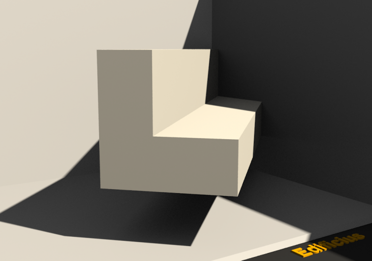 Profil 3D - Profil L-50/20x50/20mm - ACCA software