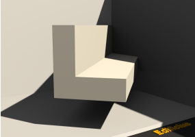 Profilo 3D - Profilo L-80/25x80/25mm