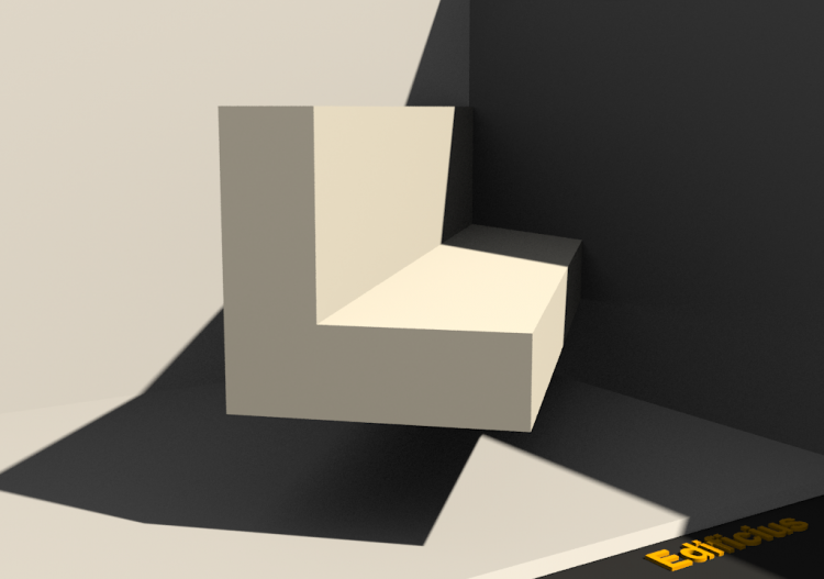 Profilo 3D - Profilo L-80/25x80/25mm - ACCA software