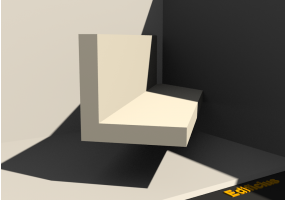 Profilo 3D - Profilo L-140/25x140/25mm