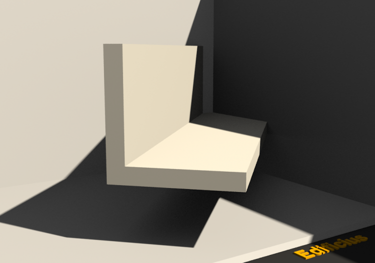 Profilo 3D - Profilo L-180/25x180/25mm - ACCA software