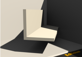 Perfil 3D - Perfil L-250/25x250/25mm