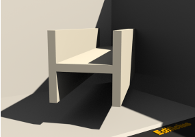 3D Profil - Profil H-180/20x180/20mm