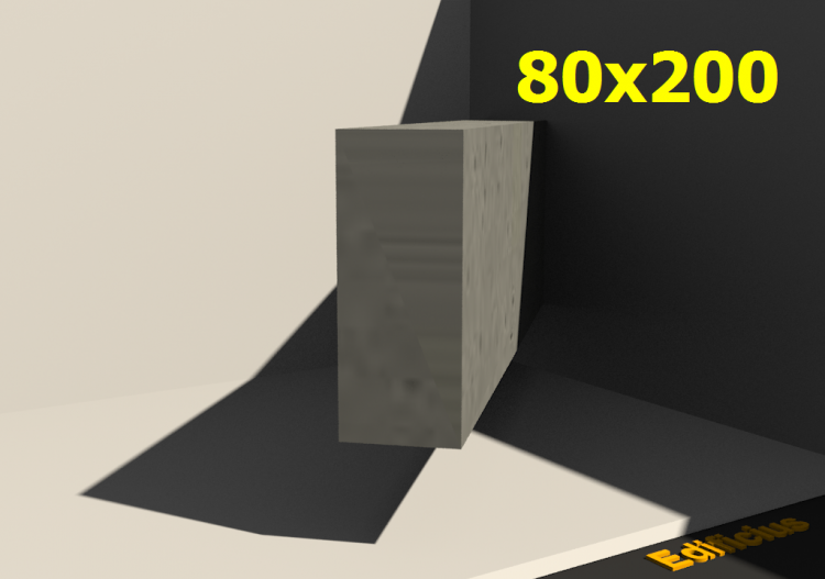 三维剖面 - 80x200 - ACCA software