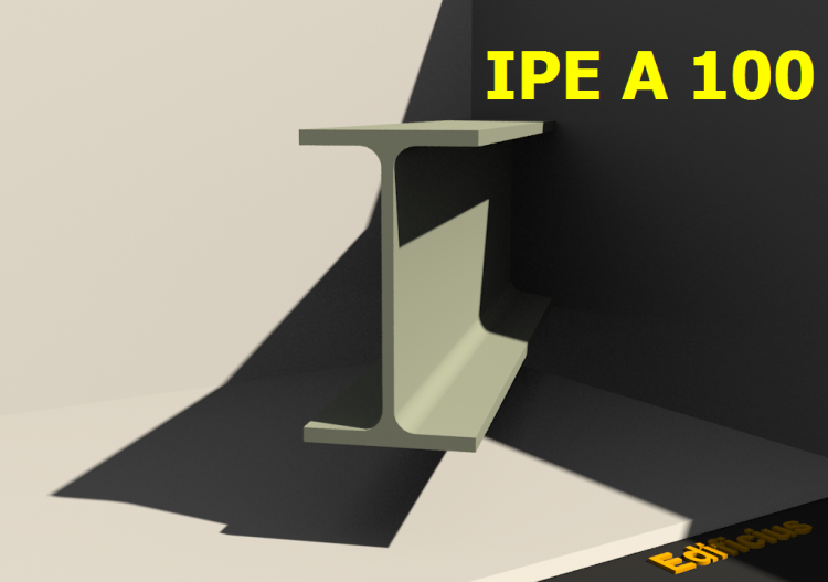 3D Profile - IPE A 100 - ACCA software