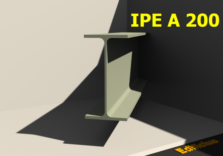 3D Profile - IPE A 200 - ACCA software