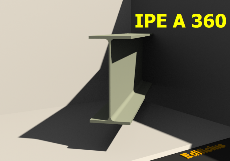三维剖面 - IPE A 360 - ACCA software