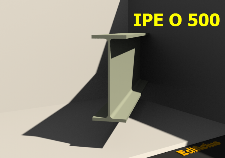 3D Profiles - IPE O 500 - ACCA software