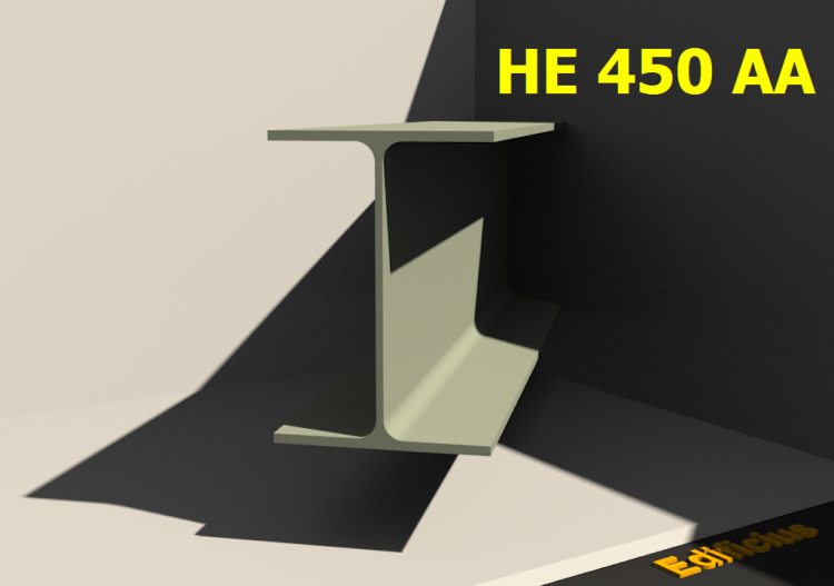 3D Profile - HE 450 AA - ACCA software