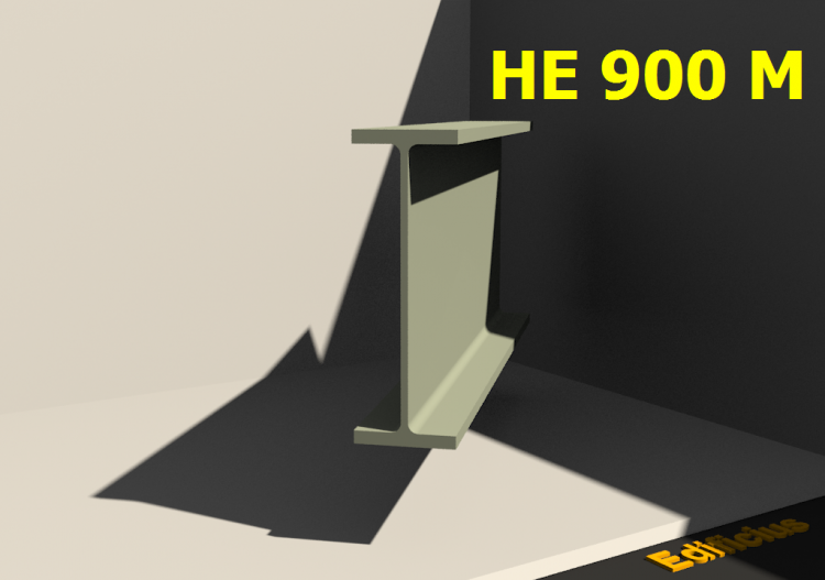 Profilés 3D - HE 900 M - ACCA software