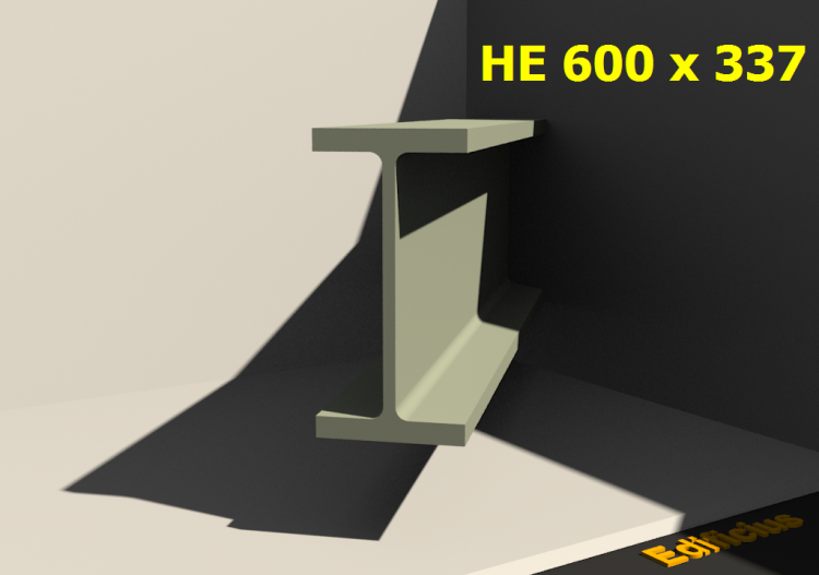 Profilati 3D - HE 600 x 337 - ACCA software
