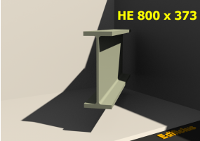 3D Profile - HE 800 x 373