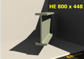 3D Profile - HE 800 x 448