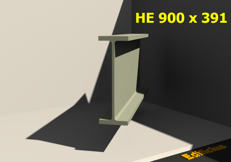 Perfilados 3D - HE 900 x 391 - ACCA software