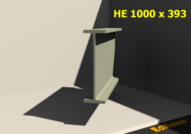 3D Profile - HE 1000 x 393 - ACCA software