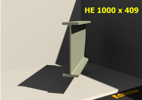 3D Profile - HE 1000 x 409