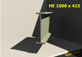 3D Profile - HE 1000 x 415