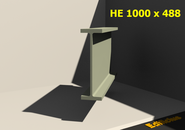 Perfilados 3D - HE 1000 x 488 - ACCA software