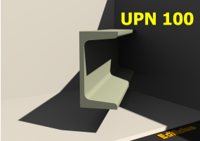 3D Profile - UPN 100