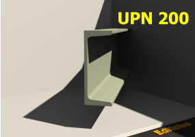 3D Profile - UPN 200