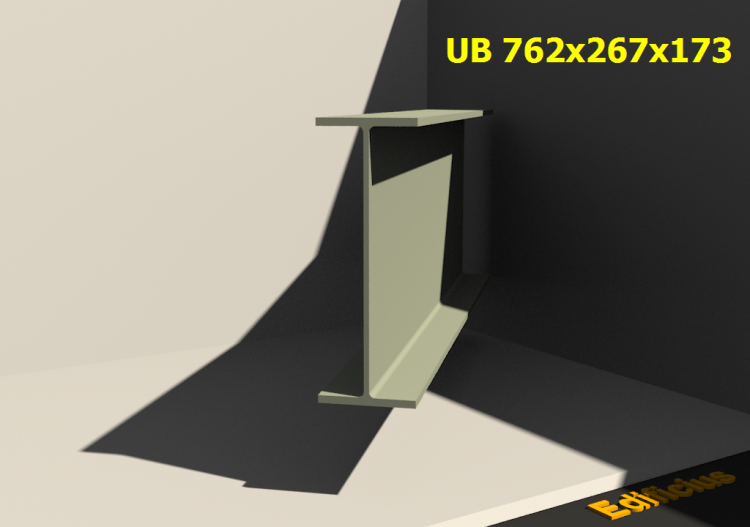 Perfilados 3D - UB 762x267x173 - ACCA software