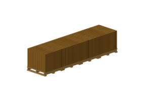 Materiais 3D - T&aacute;buas de madeira 10x400 em palete