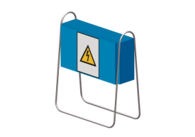Quadro elettrico da cantiere con supporto