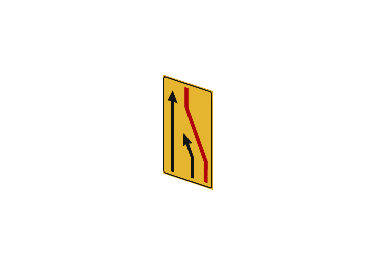 Closed Lane (right lane closure) – 411/a - ACCA software Closed Lane (right lane closure) – 411/a - ACCA software